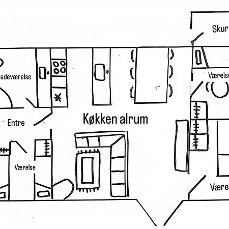 Family Retreat Between Forest And In Odden